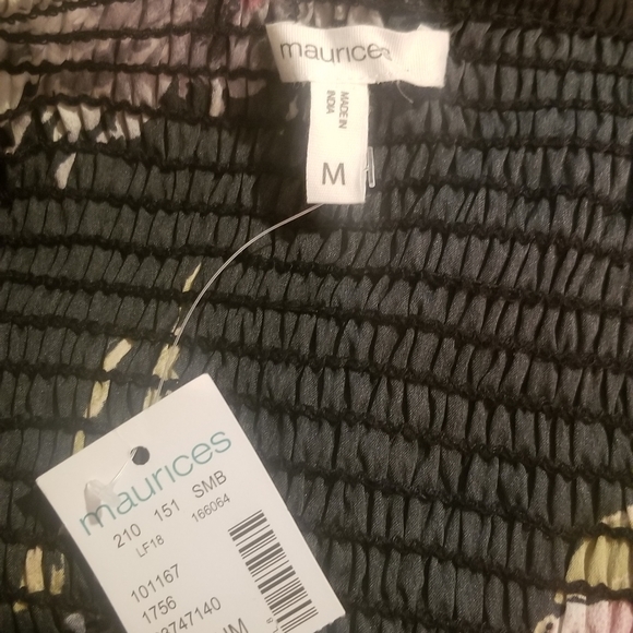 MAURICES floral strapless jumpsuit - Picture 5 of 11